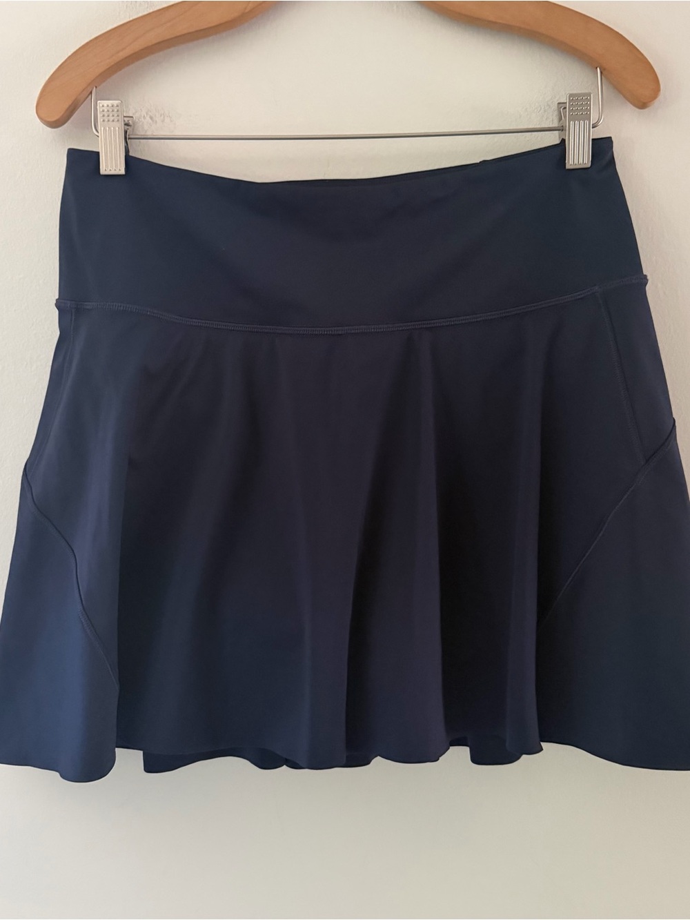 Athleta Skort Ace A-Line 15.5" Navy Skort Size Medium Tennis Golf Travel Active - Picture 3 of 9